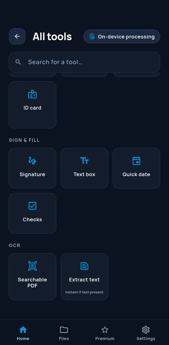 ConvertAir text recognition tools