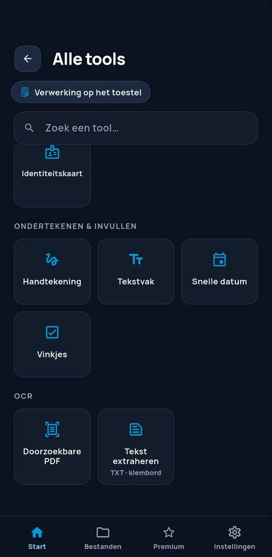 Hulpmiddelen voor tekstherkenning van ConvertAir